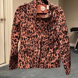 Y2K 
Kensie Animal Print Jacket in Black and Brown size M